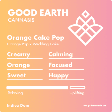 Orange Cake Pop cultivar profile