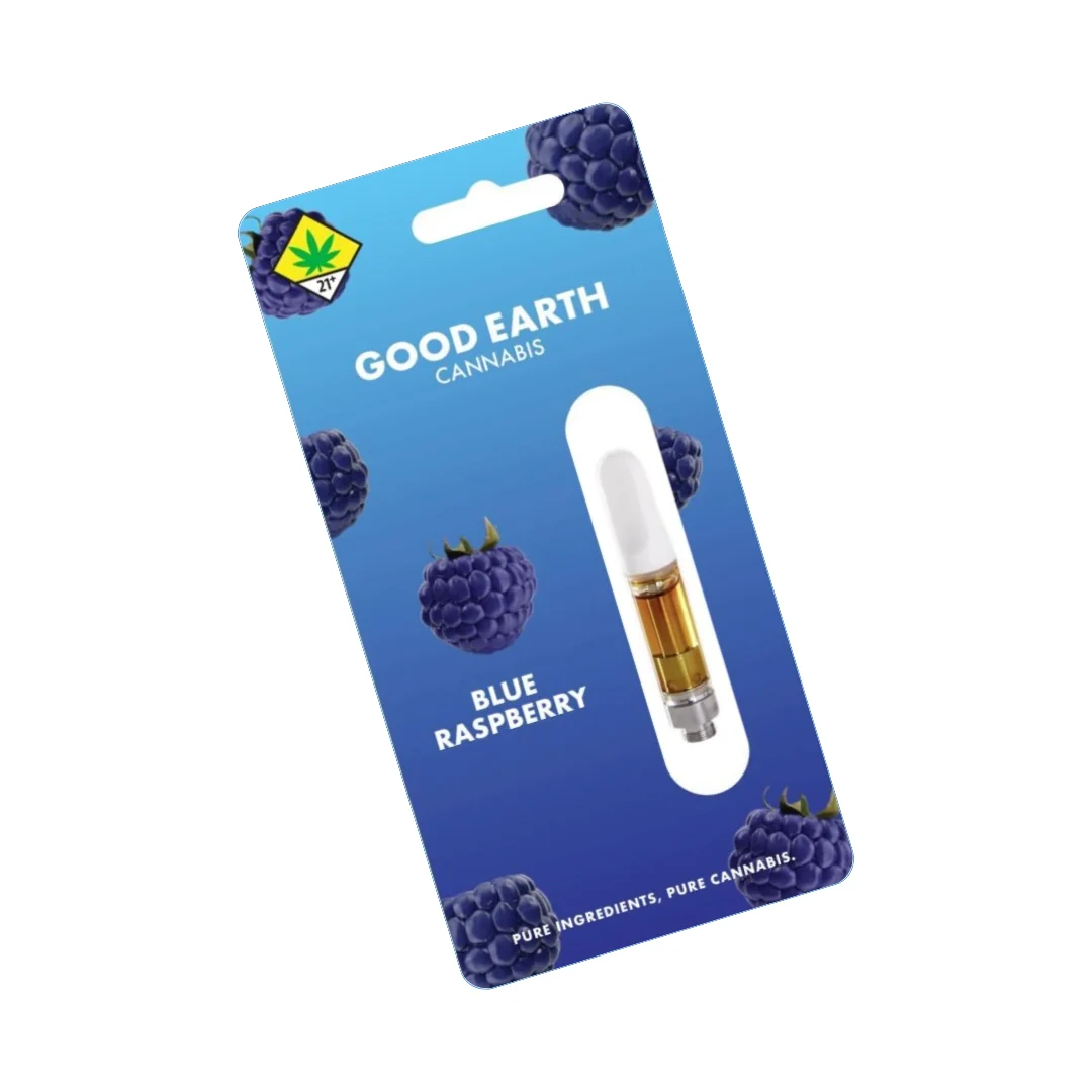 Blue Raspberry vape packaging